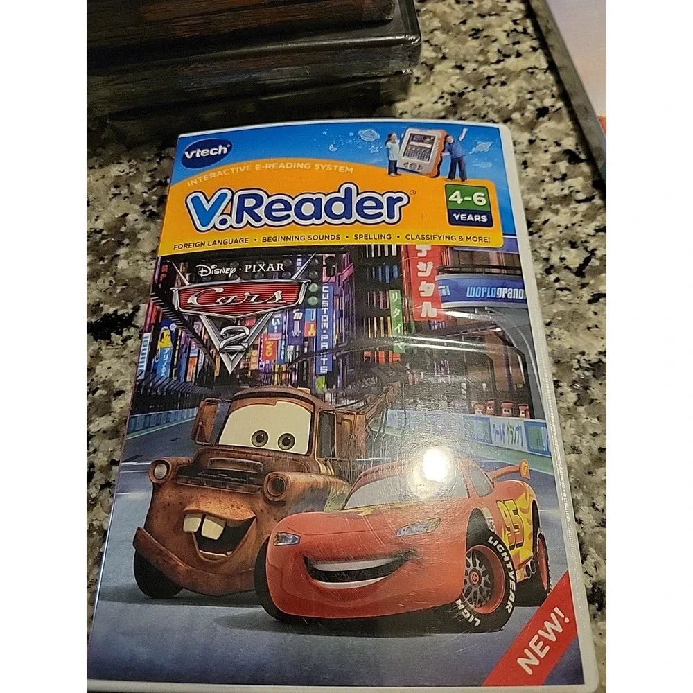 VTech V.Reader Disney Cars 2, VG‎